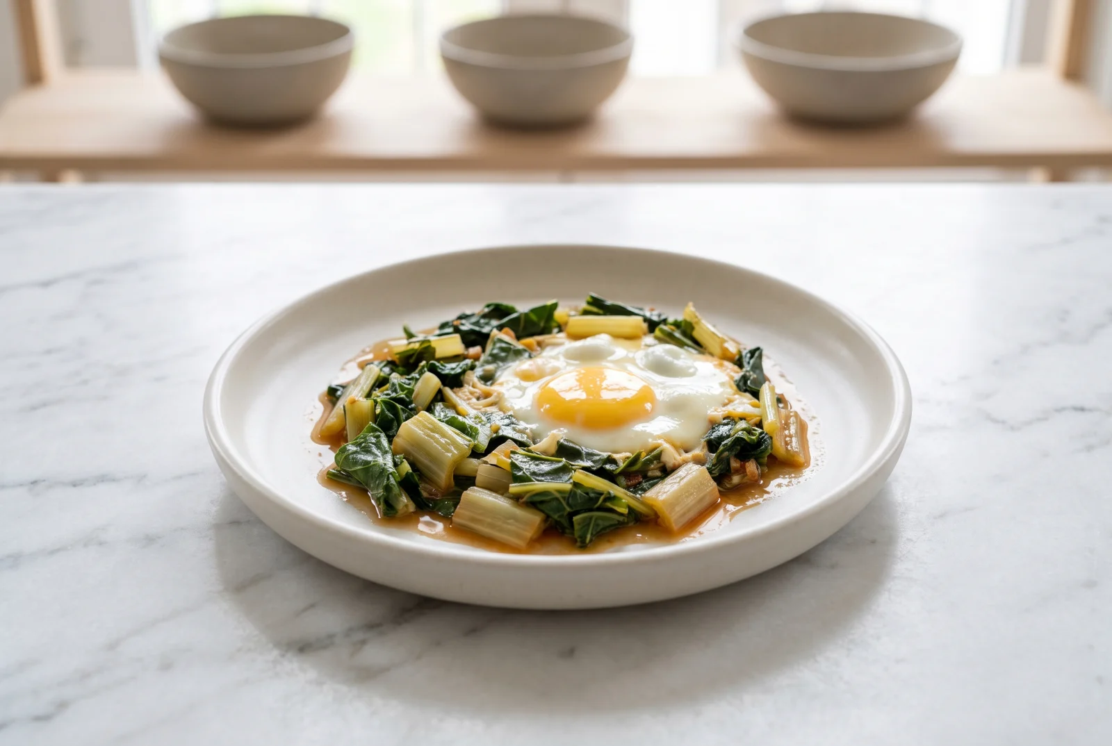 Swiss Chard and Eggs | Black Sea-Style Sautéed Chard with Eggs