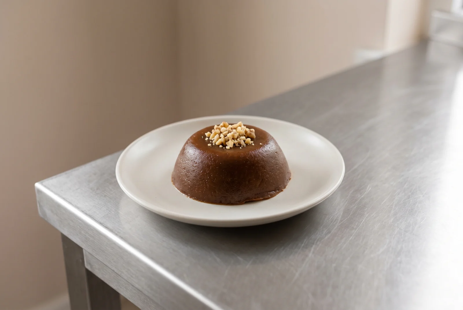 Pekmezli Muhallebi — Grape Molasses Milk Pudding