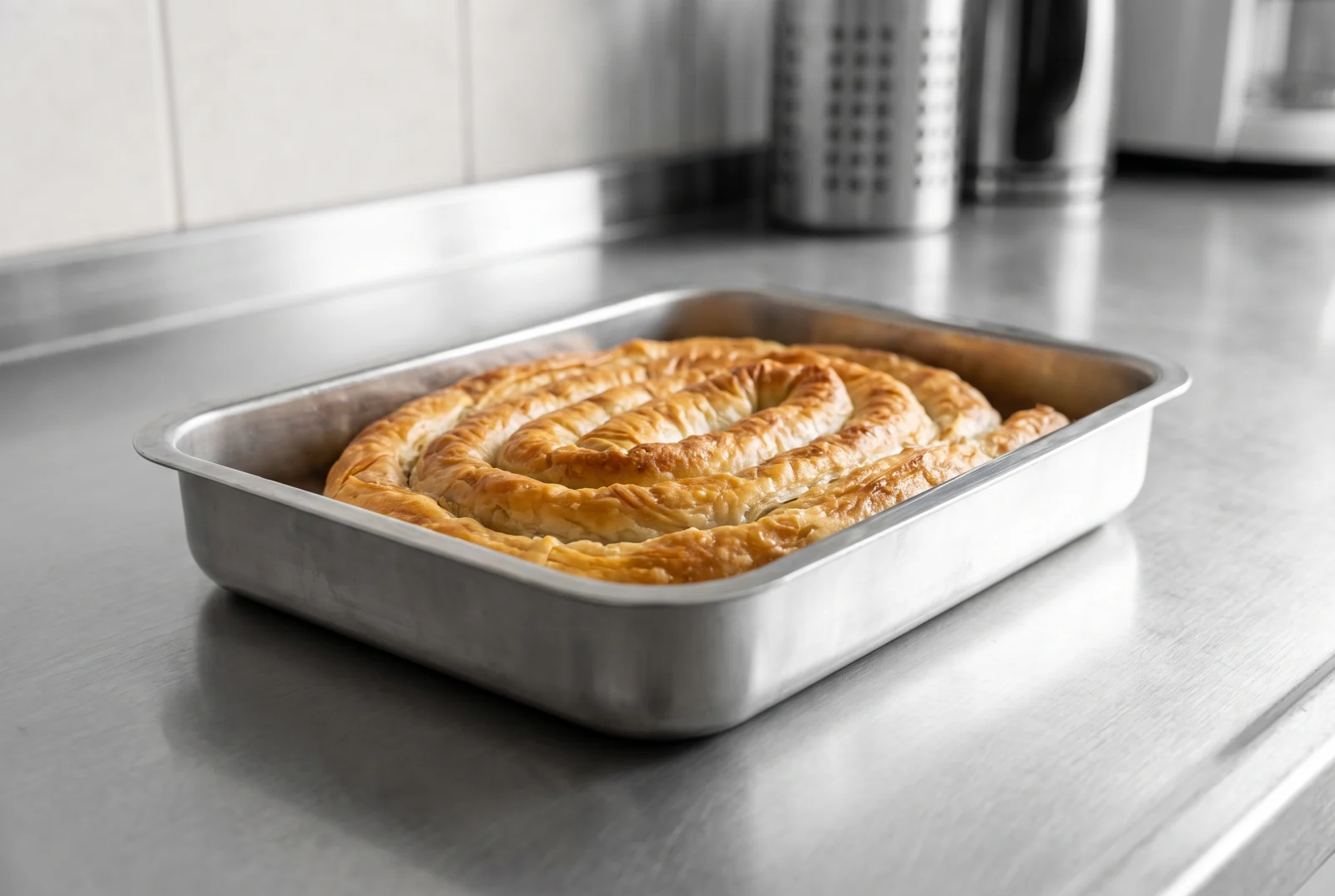 Leek Borek | Phyllo Pastry with Sautéed Leeks