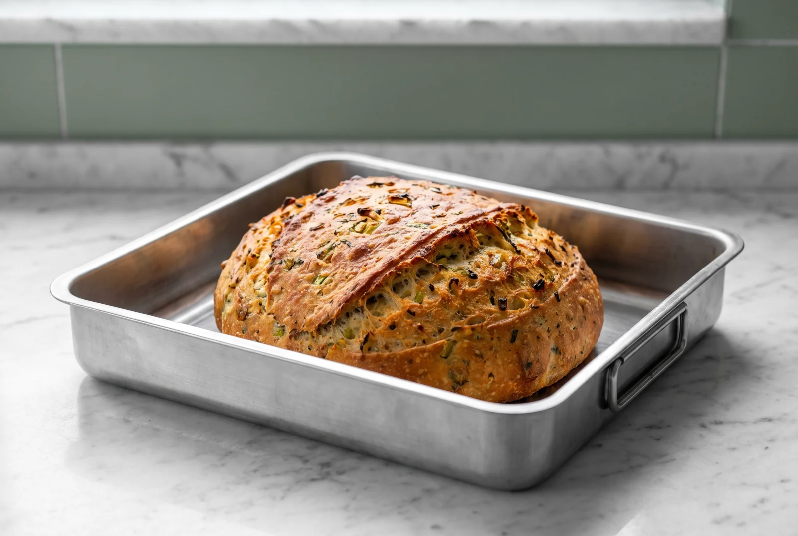 Leek Bread | Savory Loaf with Caramelized Leeks