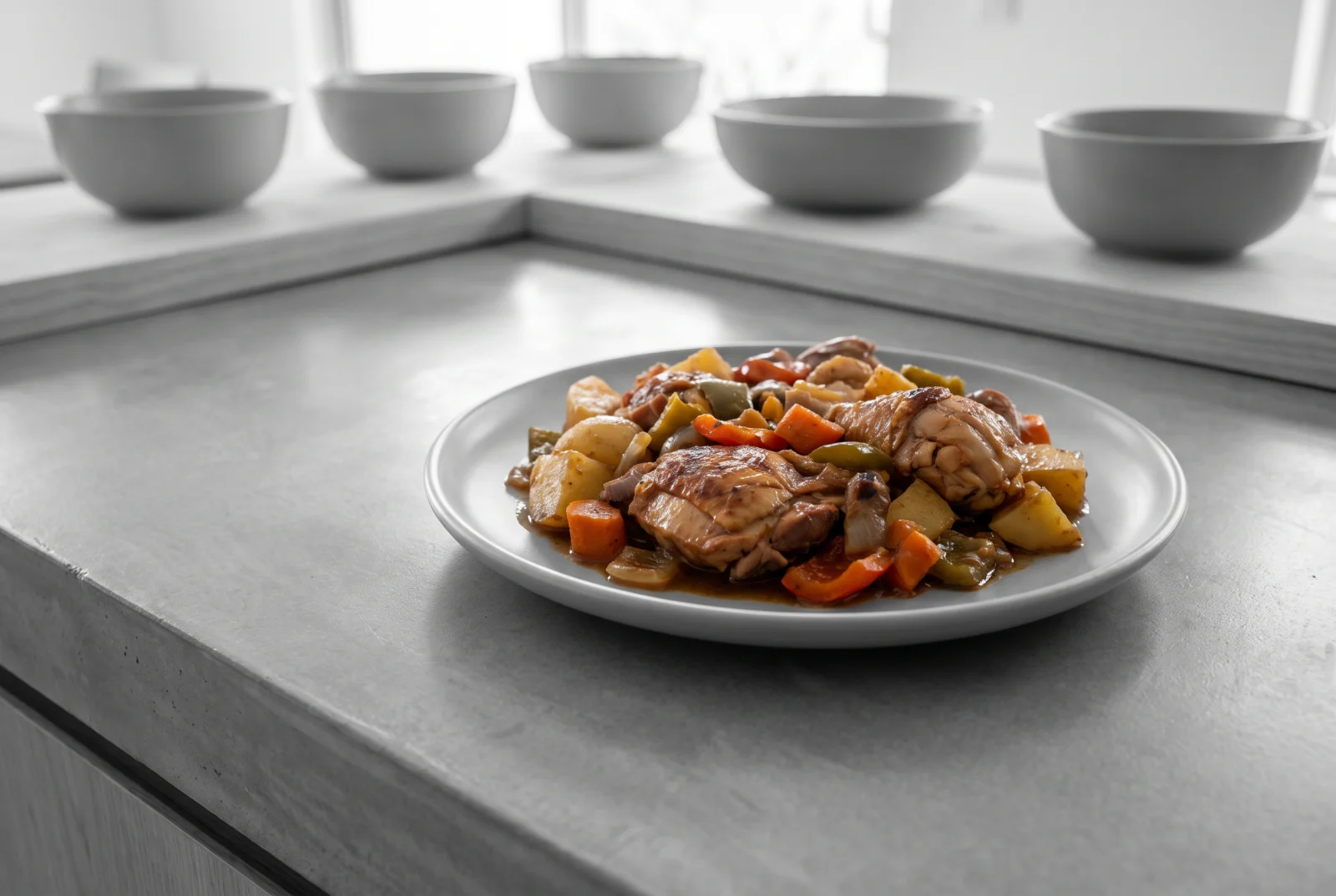Pollo al Disco (Argentinian Chicken and Vegetables Cooked in a Plow Disc)