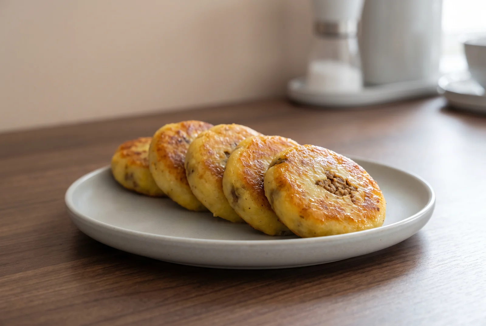 Potato Chap — Iraqi Ground-Meat-Stuffed Potato Cakes