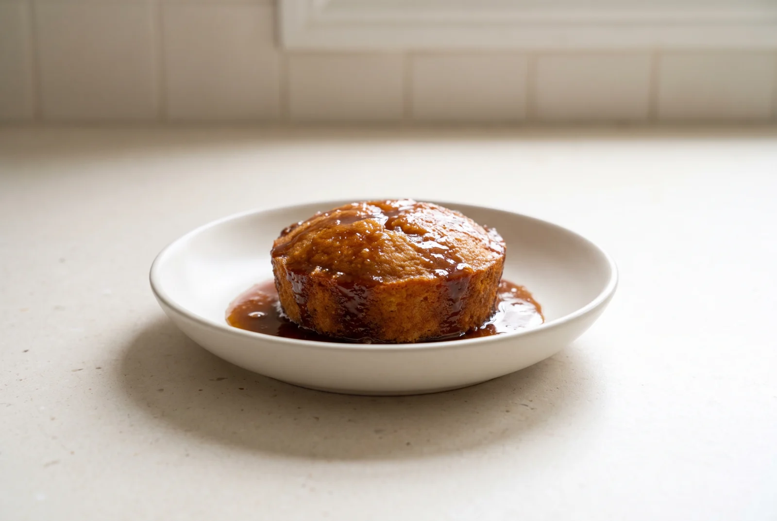Pouding Chômeur | Quebec Cake with Maple Syrup Sauce