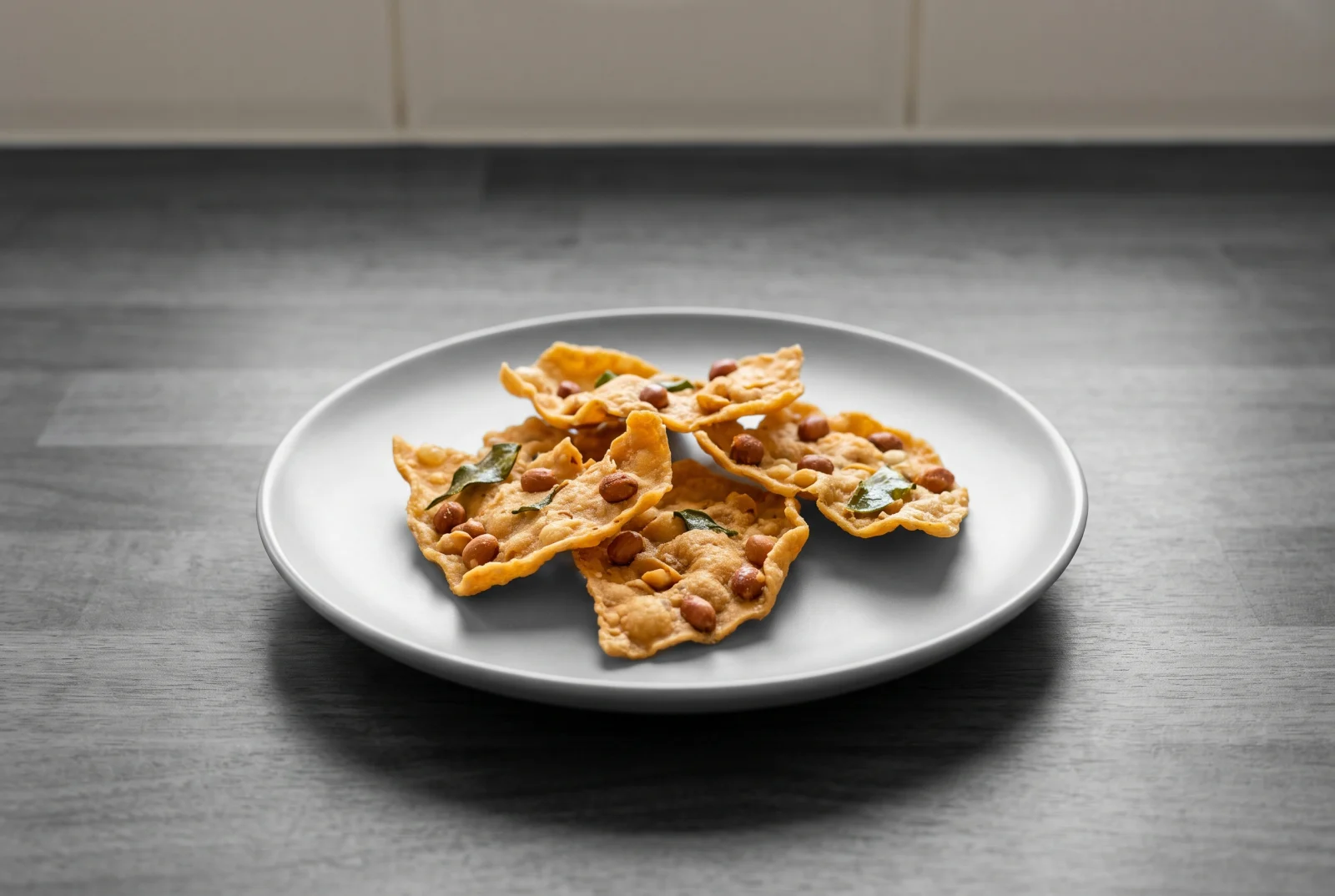 Rempeyek | Indonesian Peanut and Rice Flour Crisps