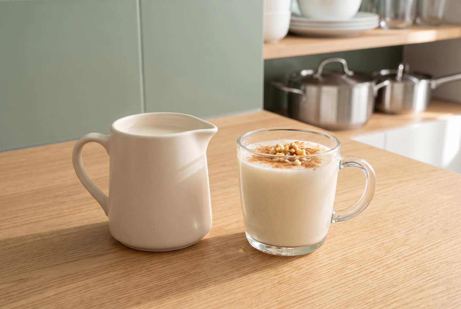 Salep-Style Winter Drink Without Salep Powder | Thickened with Starch and Milk