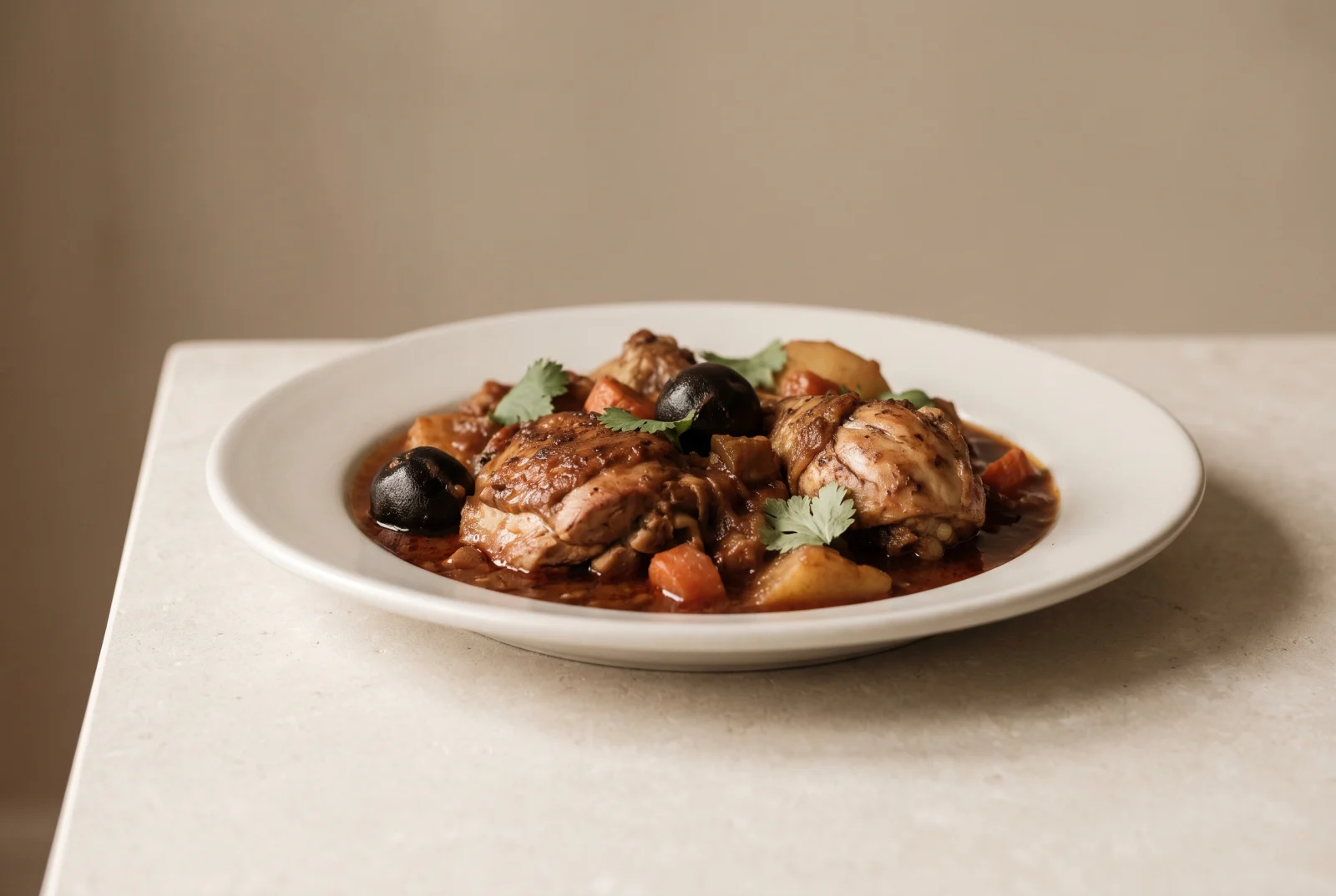 Saloona | Saudi Chicken Stew with Vegetables and Dried Lime