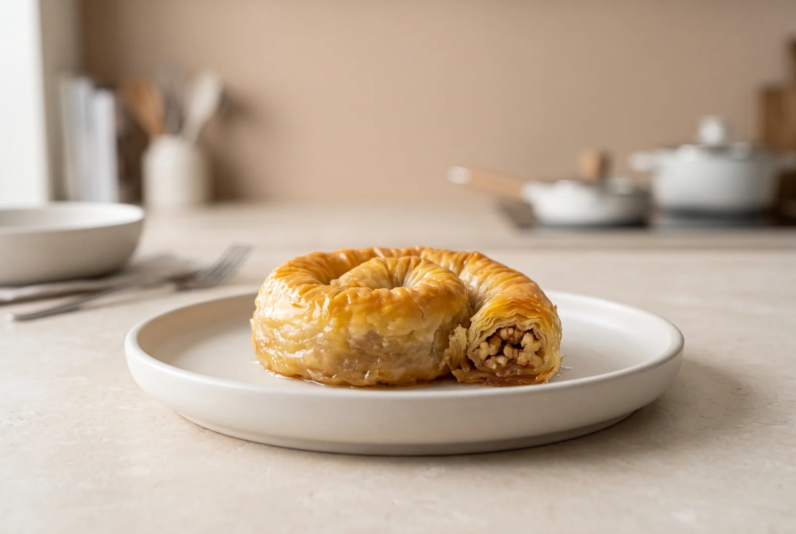 Saraylı (Safranbolu-Style Layered Walnut Yufka Pastry with Syrup)