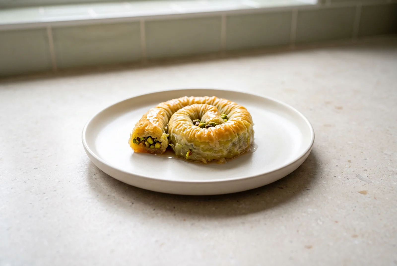 Sarığı Burma: Gaziantep-Style Pistachio Spiral Baklava