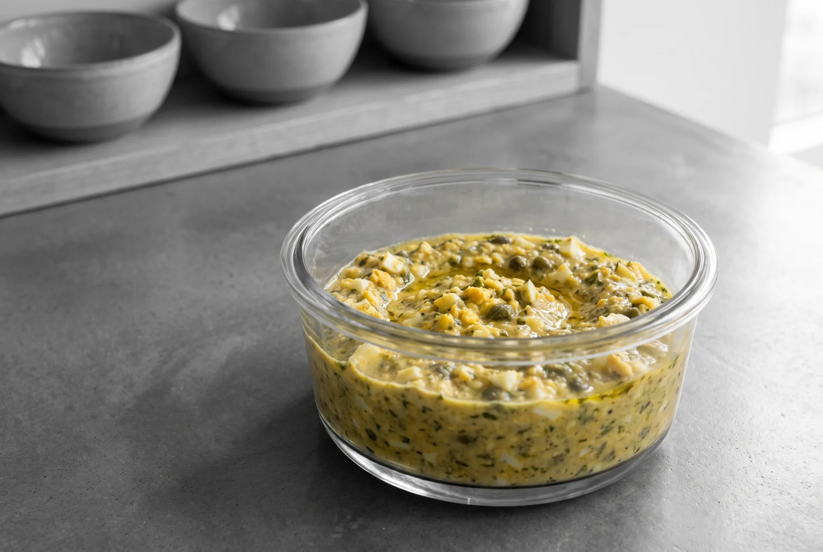 Sauce Gribiche | French Caper Sauce with Hard-Boiled Eggs