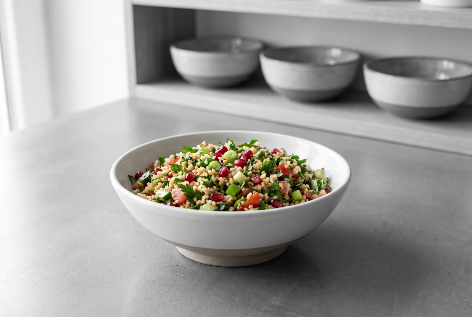 Simit Salad | Adana-Style Fine Bulgur Salad with Pomegranate Molasses