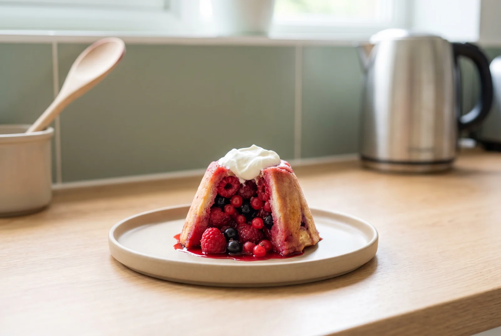 Summer Pudding | Bread-Lined Mold Filled with Summer Berries