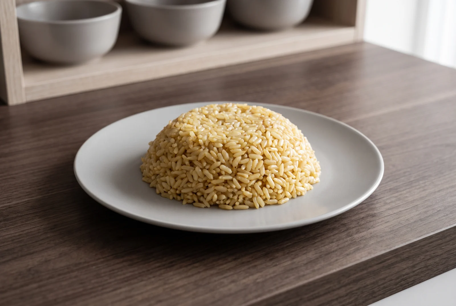 Strained Rice Pilaf | Fluffy Rice Boiled, Drained, and Steamed
