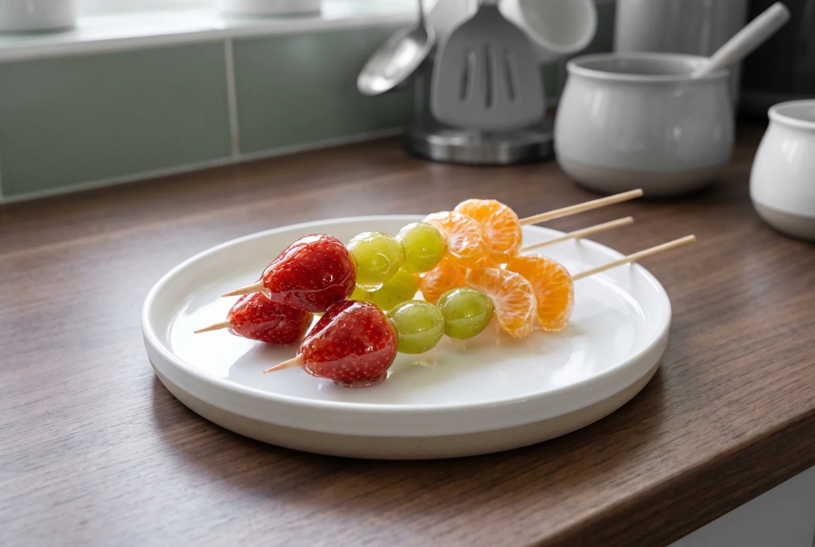 Tanghulu | Chinese Sugar-Coated Fruit Skewers