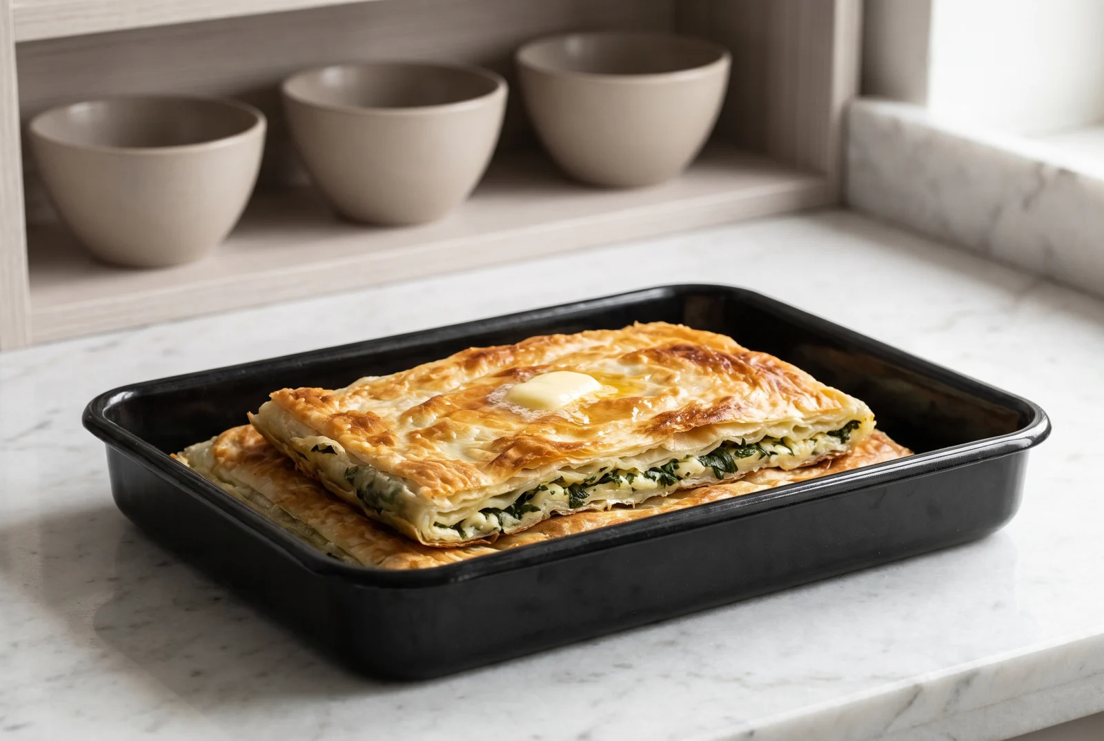 Tavas Boregi — Denizli-Style Cheese-Filled Griddle Flatbread