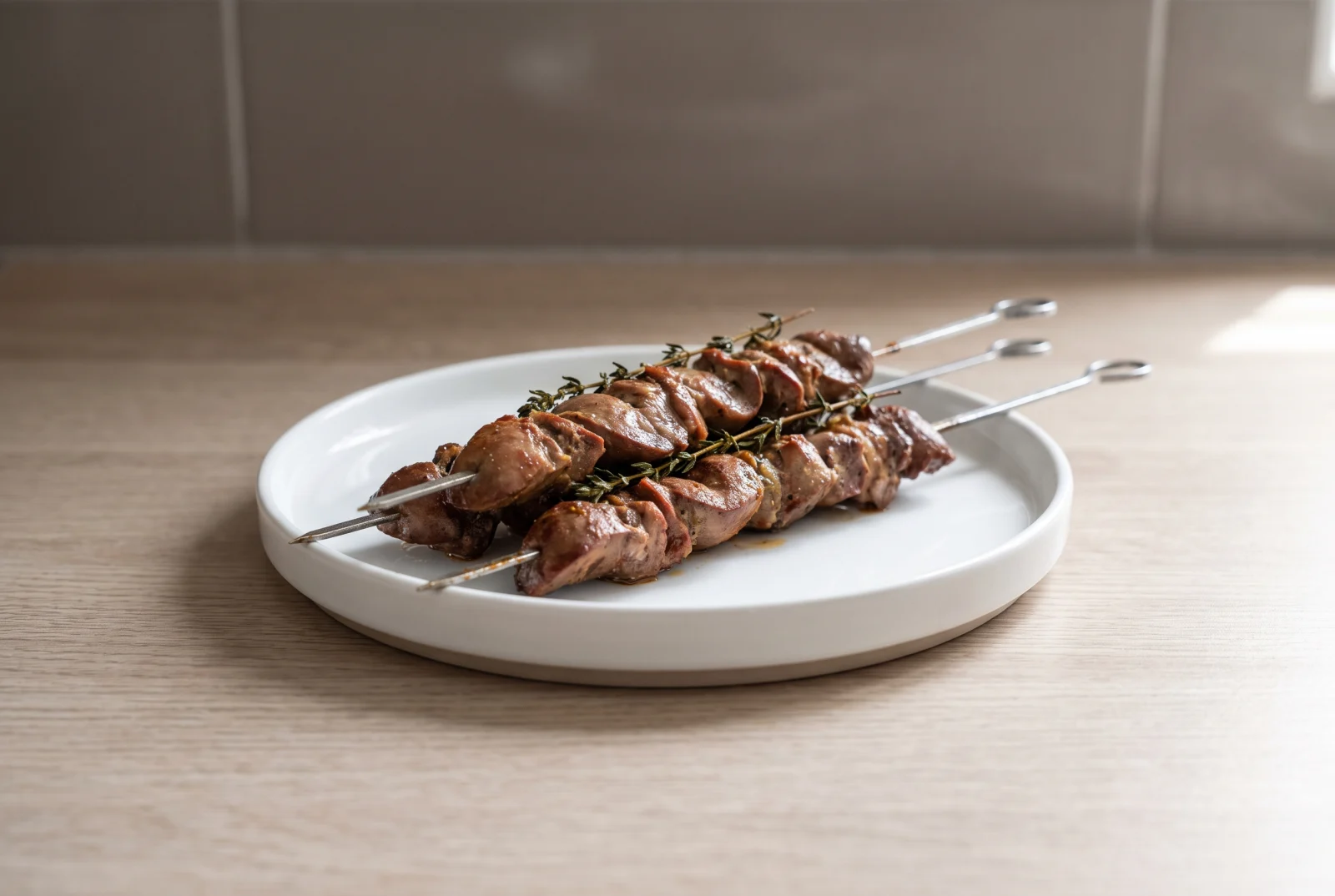 Chicken Liver Skewers — Turkish Grillhouse-Style with Thyme