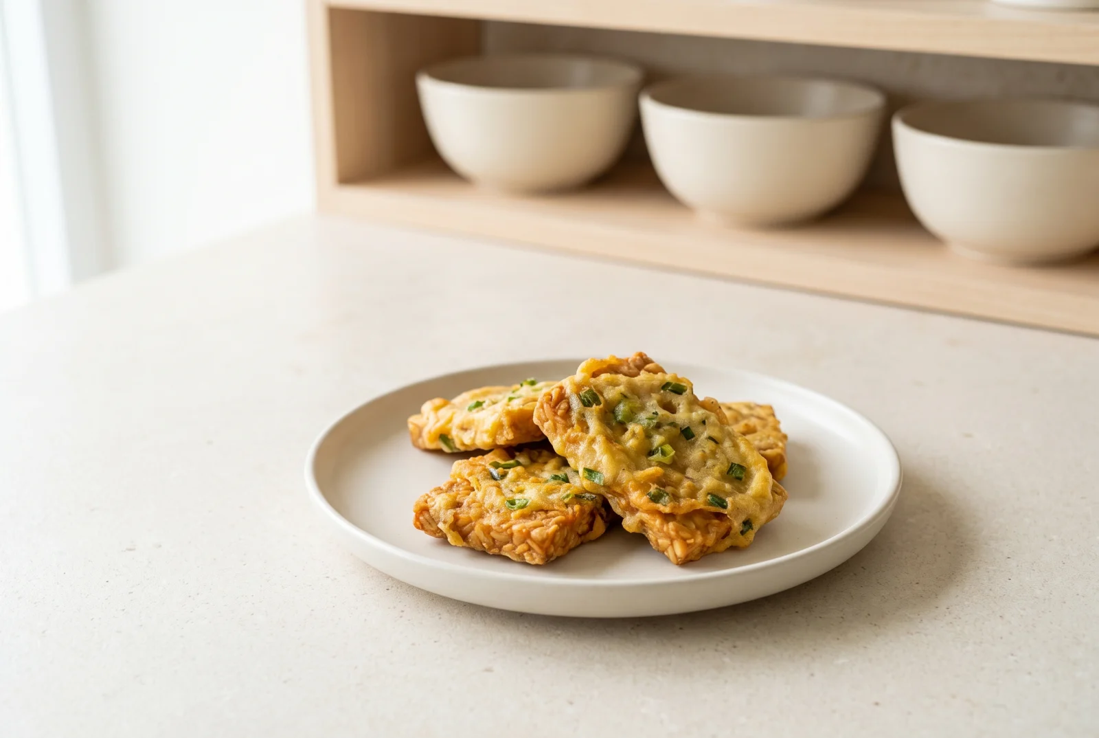Tempe Mendoan — Central Javanese Lightly Fried Tempeh