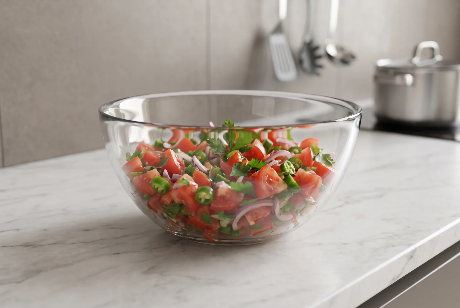 Timatim — Ethiopian Spicy Tomato Salad with Lemon