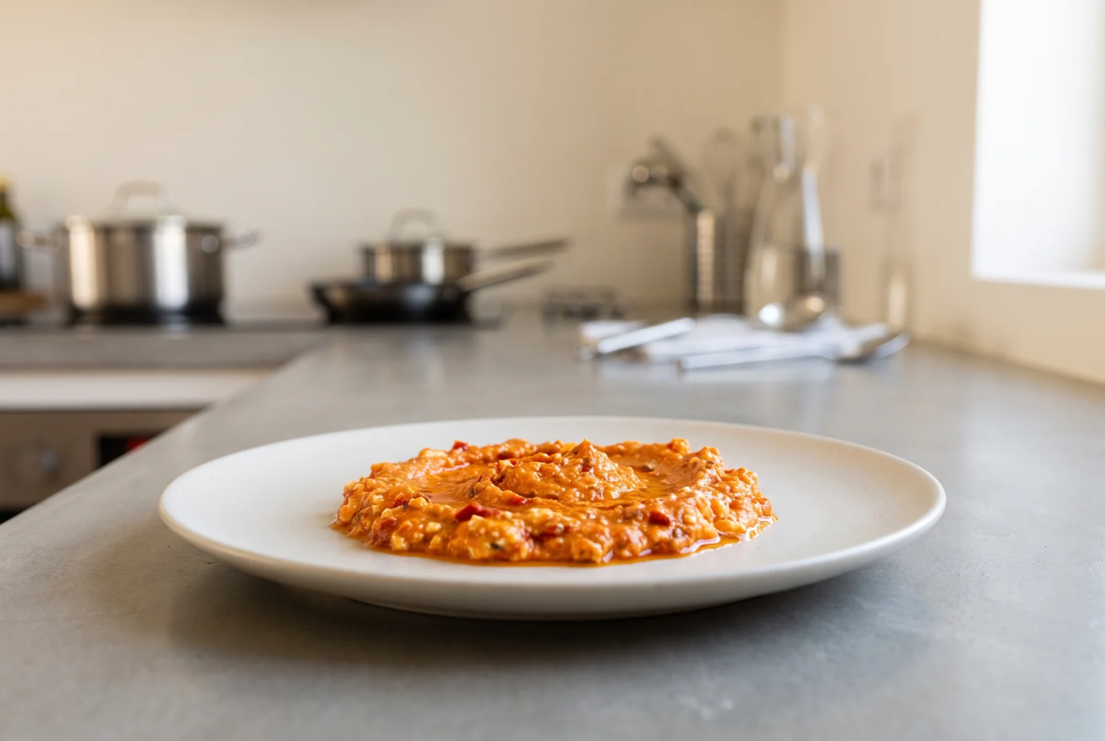 Tirokafteri — Greek Spicy Roasted Pepper and Feta Dip