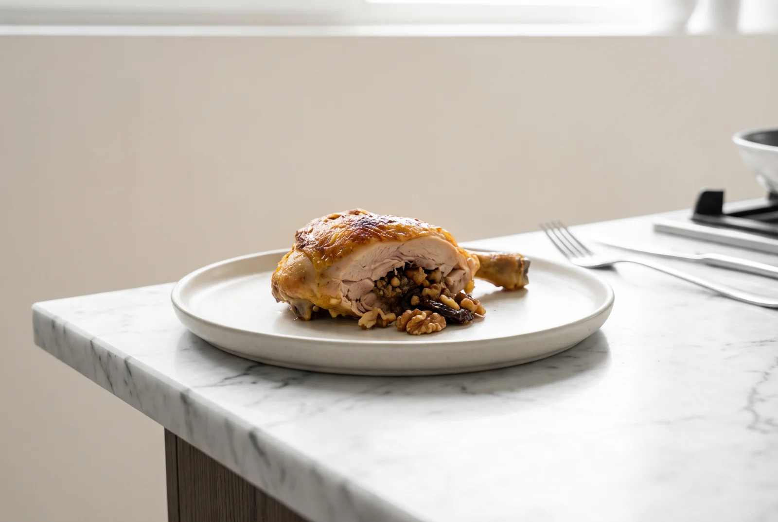 Toyuq Lavangi | Azerbaijani Walnut and Sour Plum Stuffed Chicken