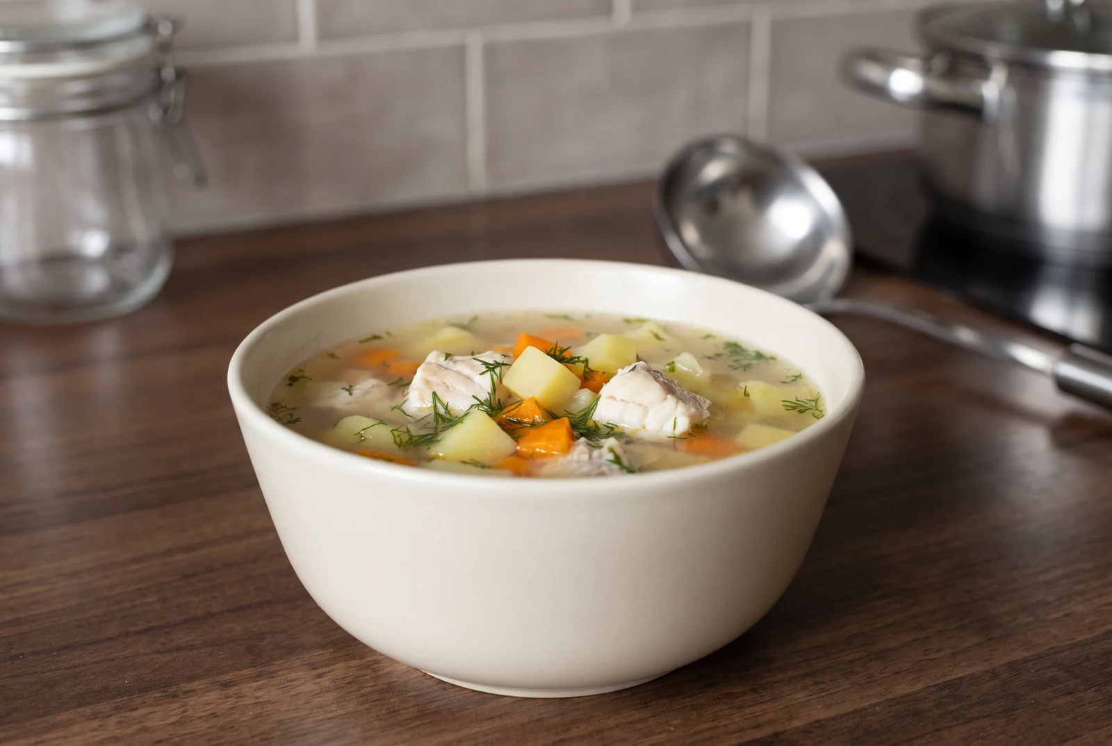 Ukha | Clear Russian Fish and Potato Soup