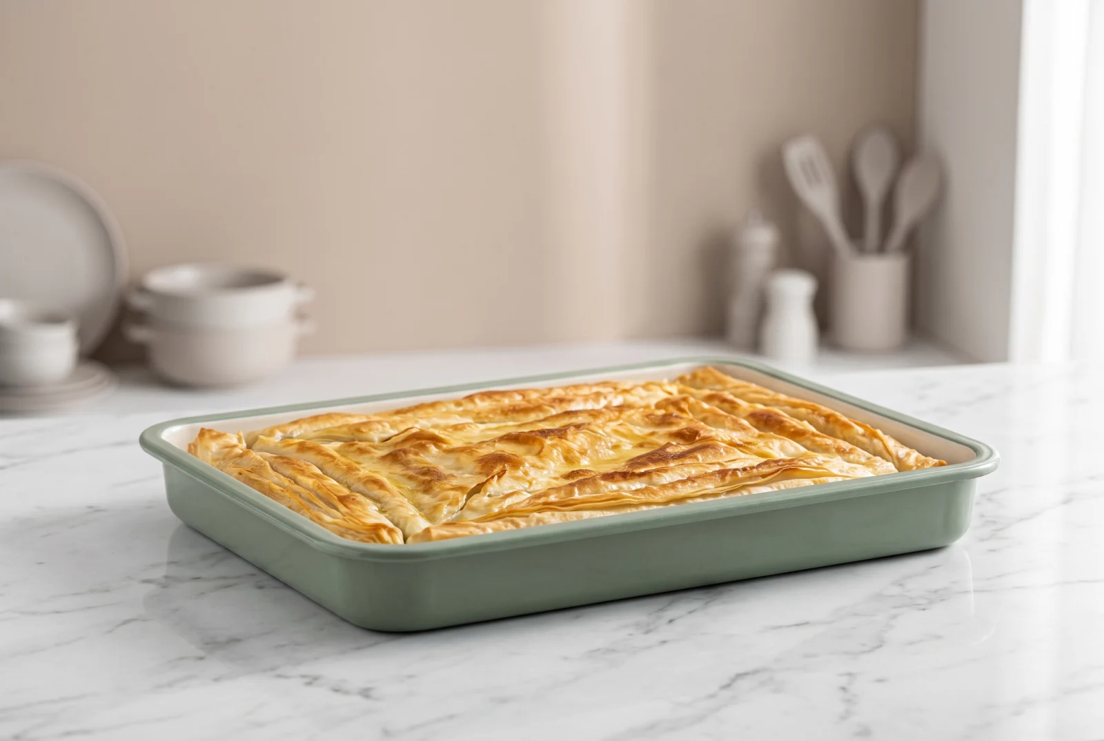 Van Herb Cheese Börek — Griddled Yufka Rolls