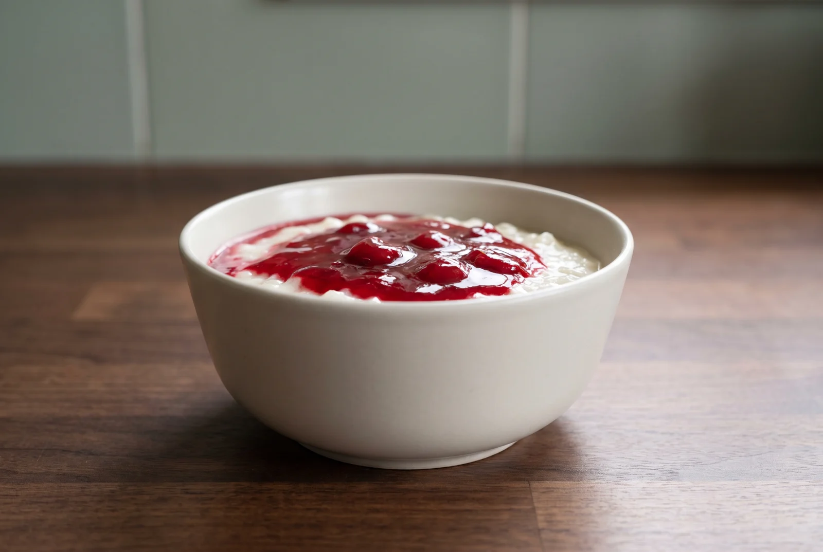 Sour Cherry Rice Pudding | Layered Oven-Baked Turkish Rice Pudding