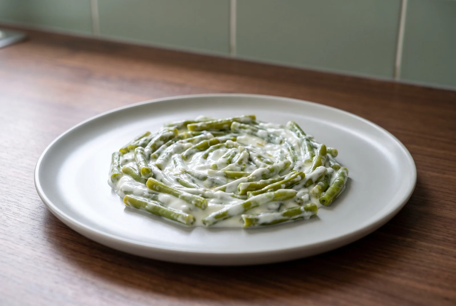 Yogurt Green Bean Appetizer | A Cold, Garlicky Side