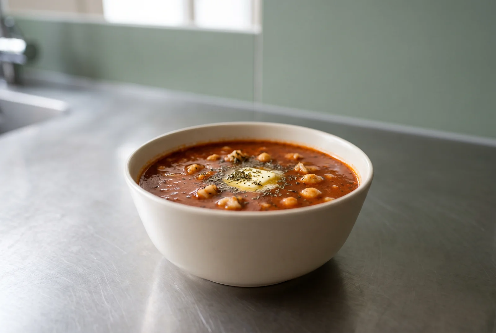 Yuksuk Soup — Adana-Style Chickpea Soup with Tiny Dumplings