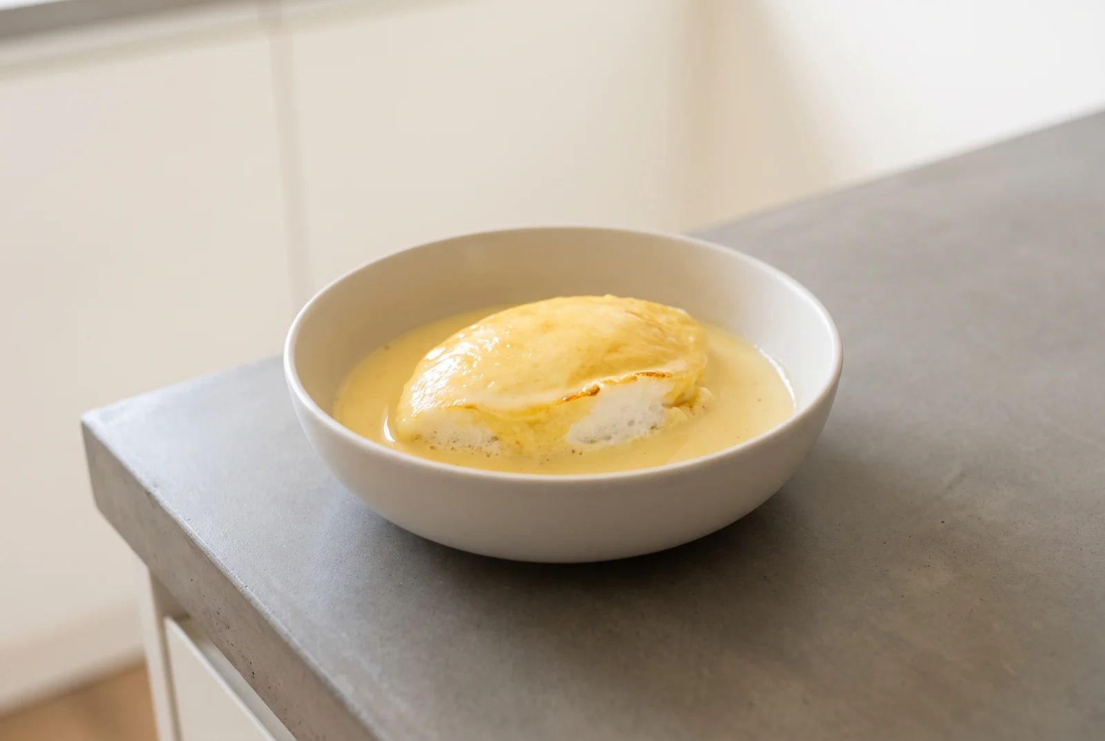 Floating Island | Poached Meringue on Crème Anglaise