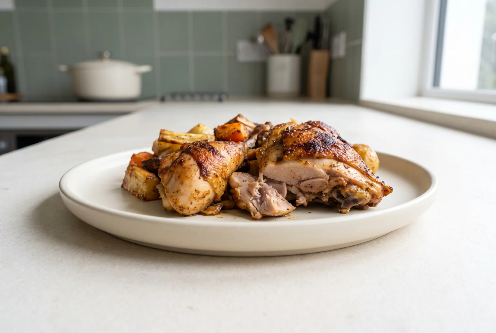Zarb — Jordanian Bedouin Spiced Chicken Roasted in a Sealed Pan
