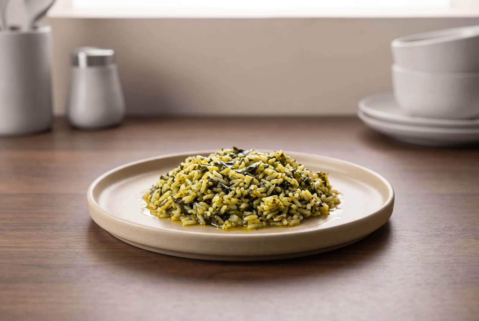 Olive Oil Poppy Greens | Aegean-Style Rice and Poppy Leaves